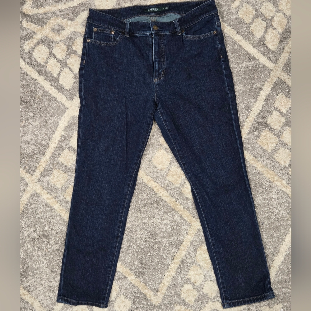 Ralph Lauren Dark Denim Skinny Jeans